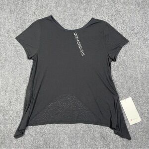 Lululemon Loop Around Shirt Black Size 6